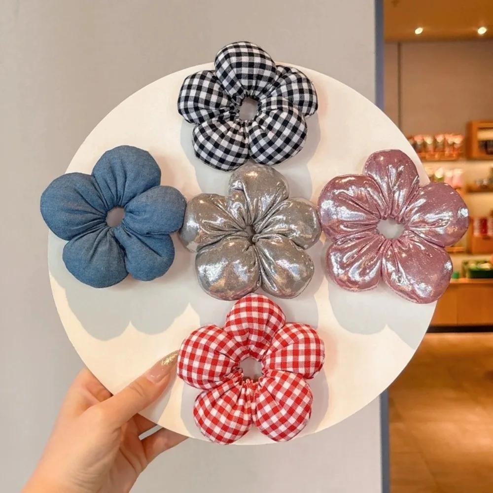 Chouchous à fleurs Super mignons pour enfants, accessoires de bandeau élastique pour filles, cravate