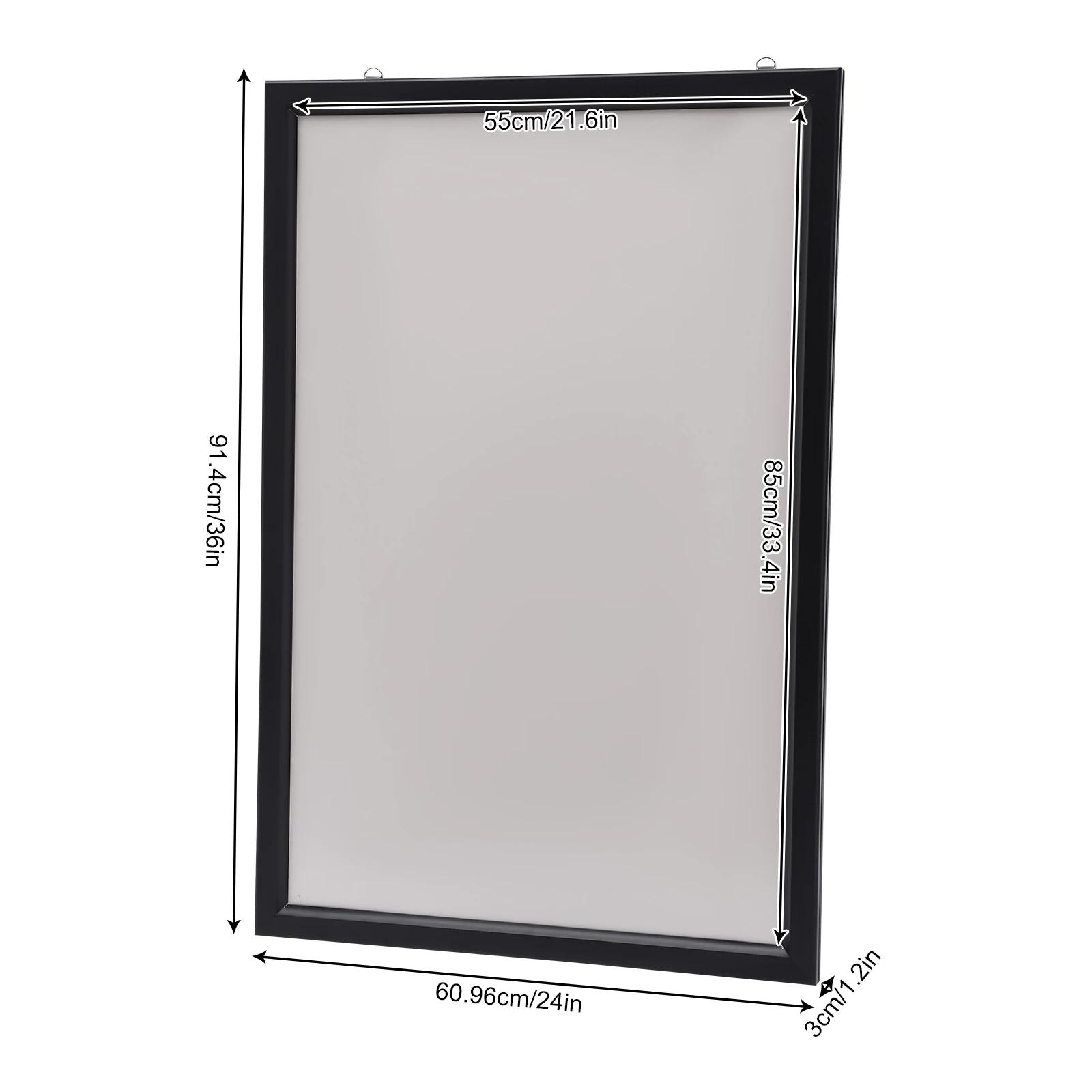 Cadre publicitaire mural pour affiche de film, boîte à lumière LED, affichage américain, 24 po x 36 