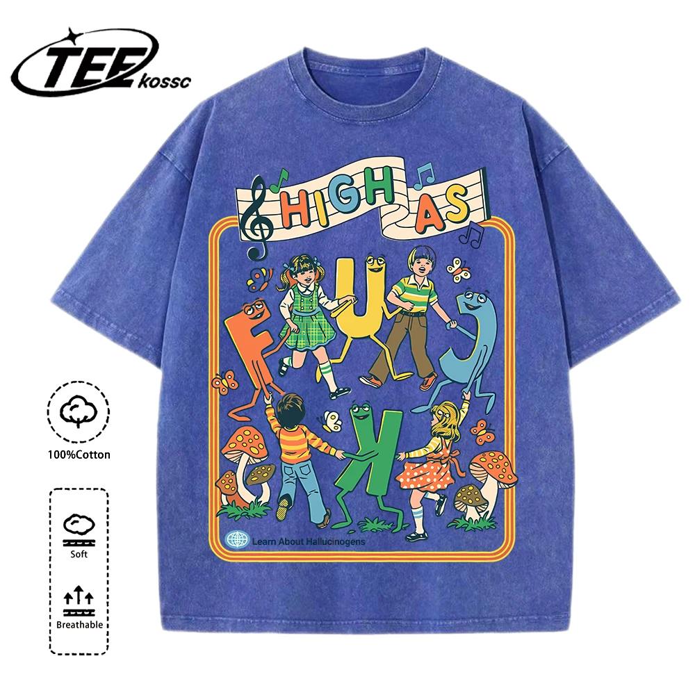 The Treating Doctor Design T-Shirt délavé hommes été offre spéciale t-shirts coton haut confortable 