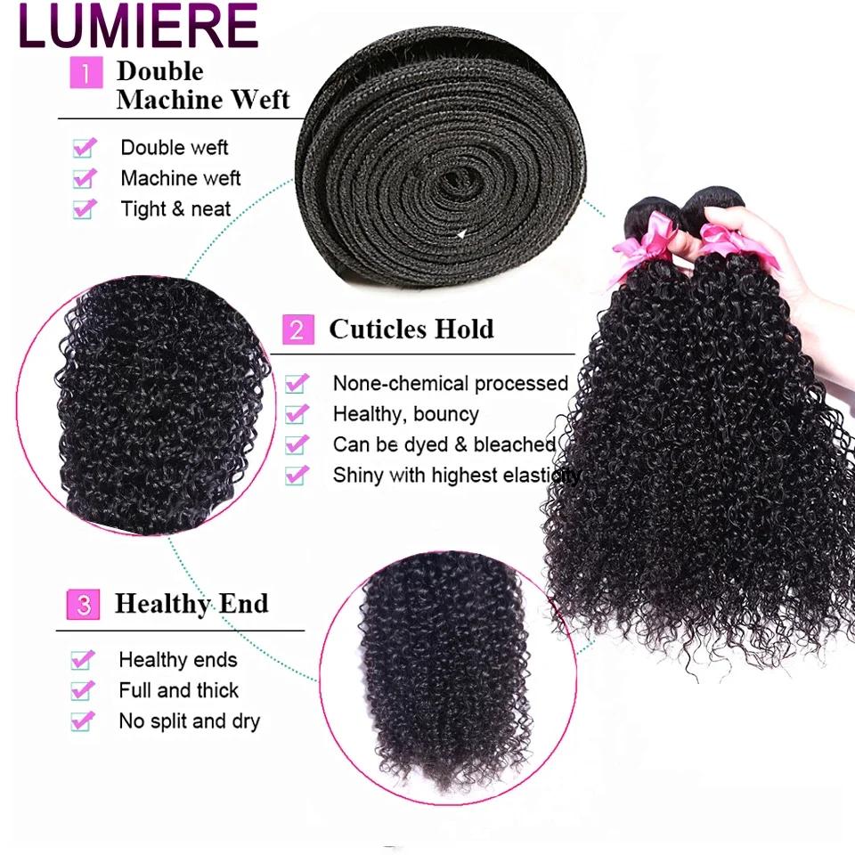 28 30 pouces Afro crépus bouclés cheveux humains Bundle Deal brésilien Afro profond Jerry bouclés br