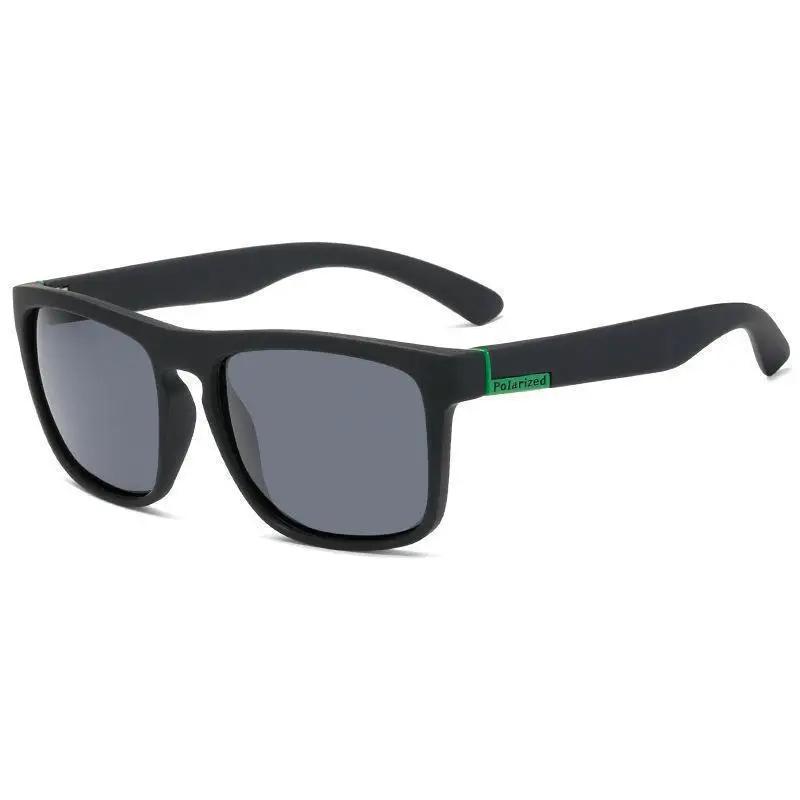Lunettes de soleil carrées polarisées pour hommes et femmes, lunettes de soleil en plastique vintage