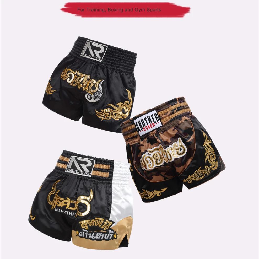 Short Muay Thai, short de boxe court Kickboxing, maillot de boxe pour l'entraînement de frappe, shor