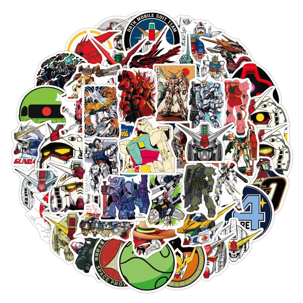 10/30/50pcs Cool GUNDAM Anime Autocollants BRICOLAGE Planche À Roulettes Ordinateur Portable Moto Té