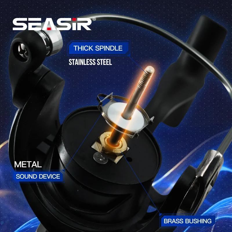 SEASIR  Moulinet de pêche Spinning Black Arrow, équipement principal en métal, bobine en aluminium p
