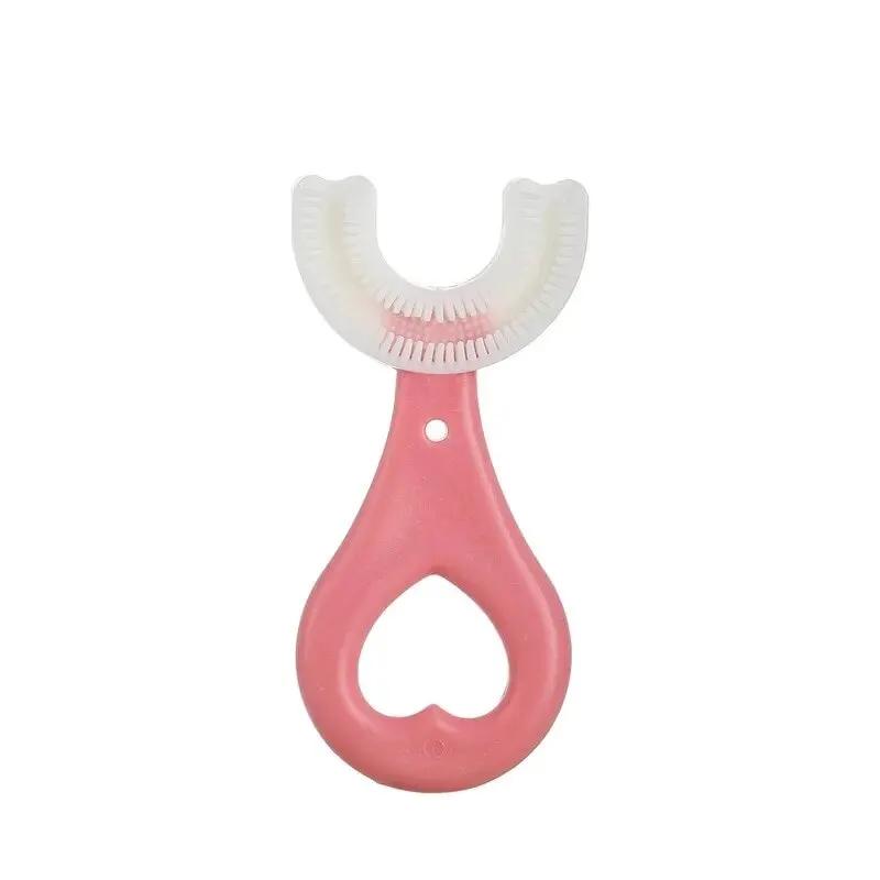 Brosse à dents en forme de U pour enfants, livres de broCumbria des dents de bébé, livres oraux pour
