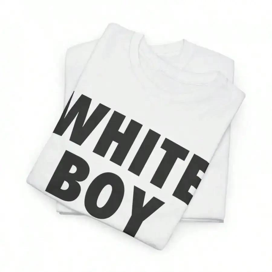 Blanc garçon de l'année t-shirts imprimé à manches courtes T-shirt rétro décontracté Streetwear Vint