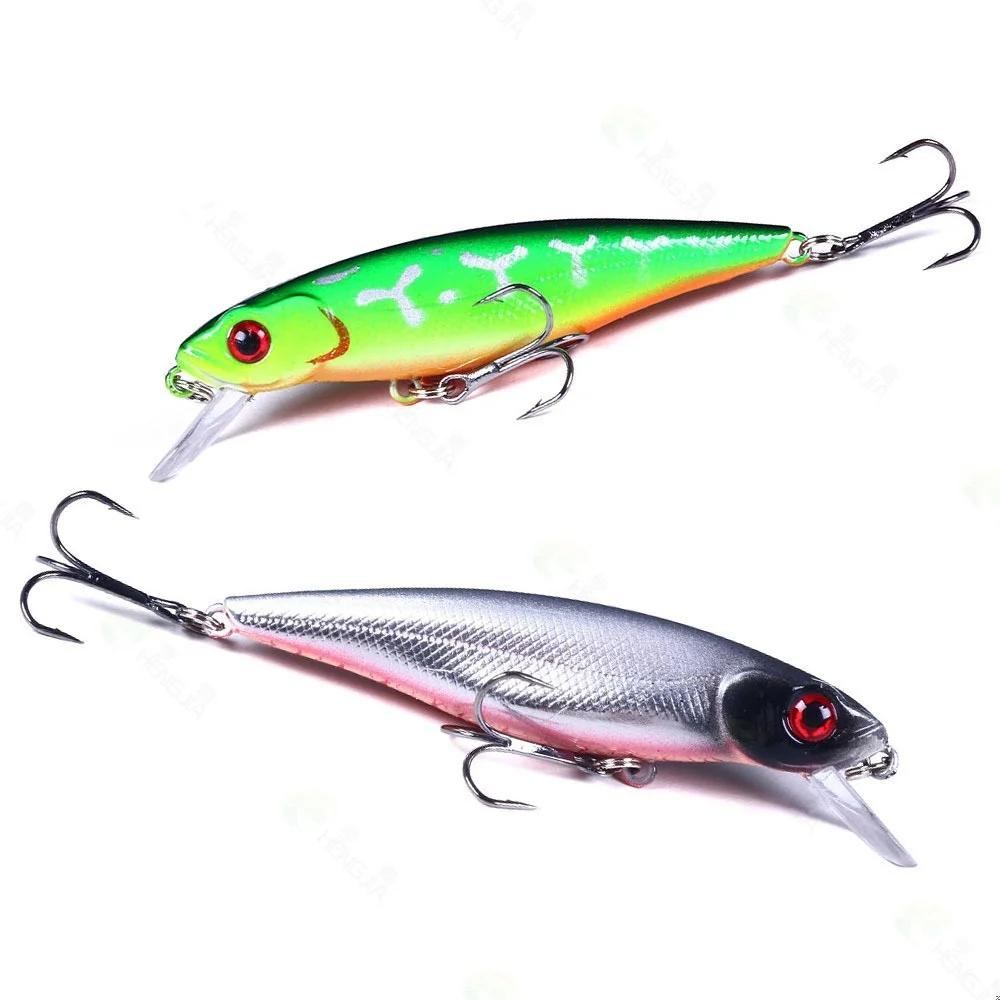 1 pièces leurre de pêche méné 88mm 9.2g appât dur flottant Wobbler Jig appât manivelle carpe bar ray