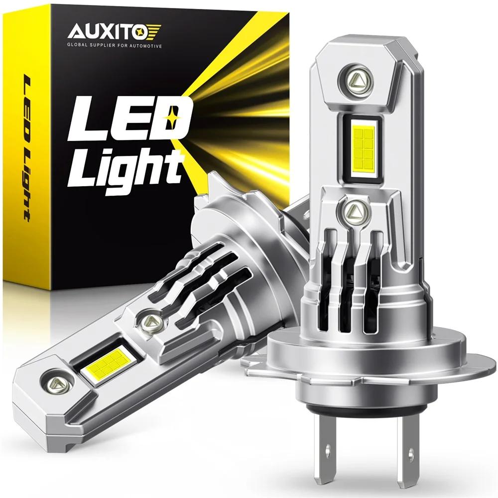 AUXITO 2 pièces meilleures ampoules LED Turbo H7 avec ventilateur puce CSP haute puissance 100W 2000