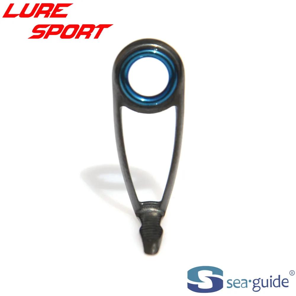 SeaGuide jeu guides rotation bleu LS anneau cadre acier noir - 9 à 12 pièces pour réparation pêche création DIY