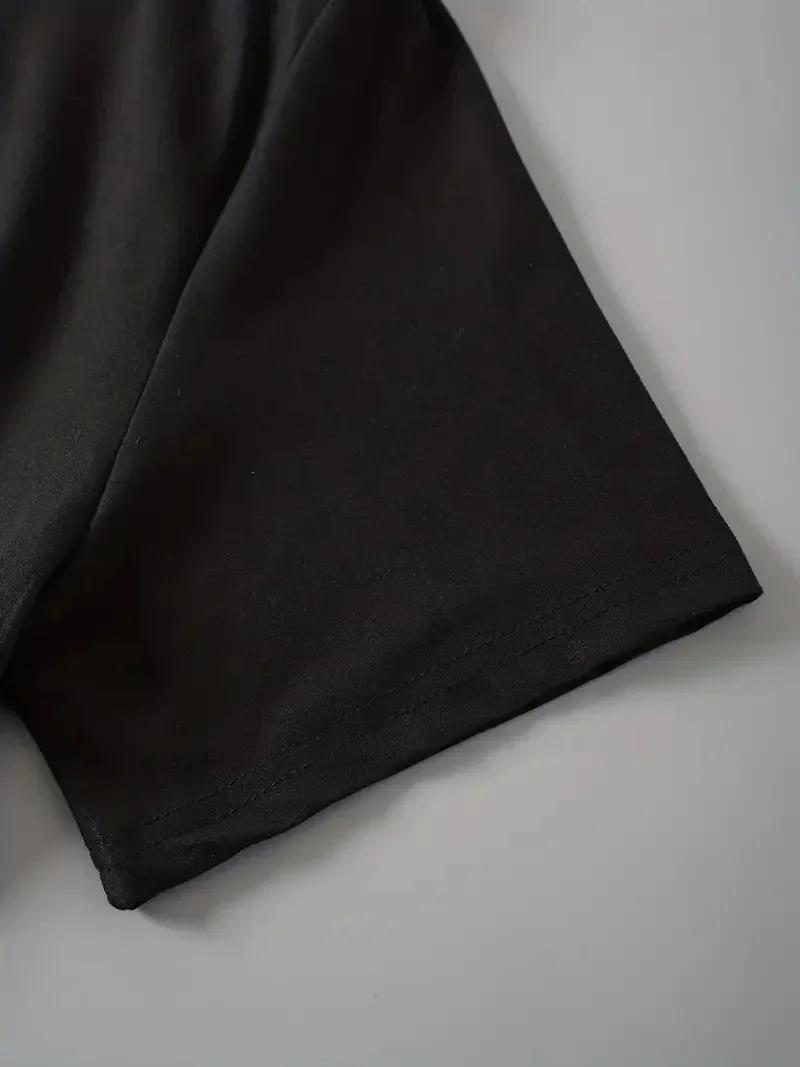 T-shirt pour femme avec motif humoristique sur le thème du travail, imprimé japonais, moderne et ten