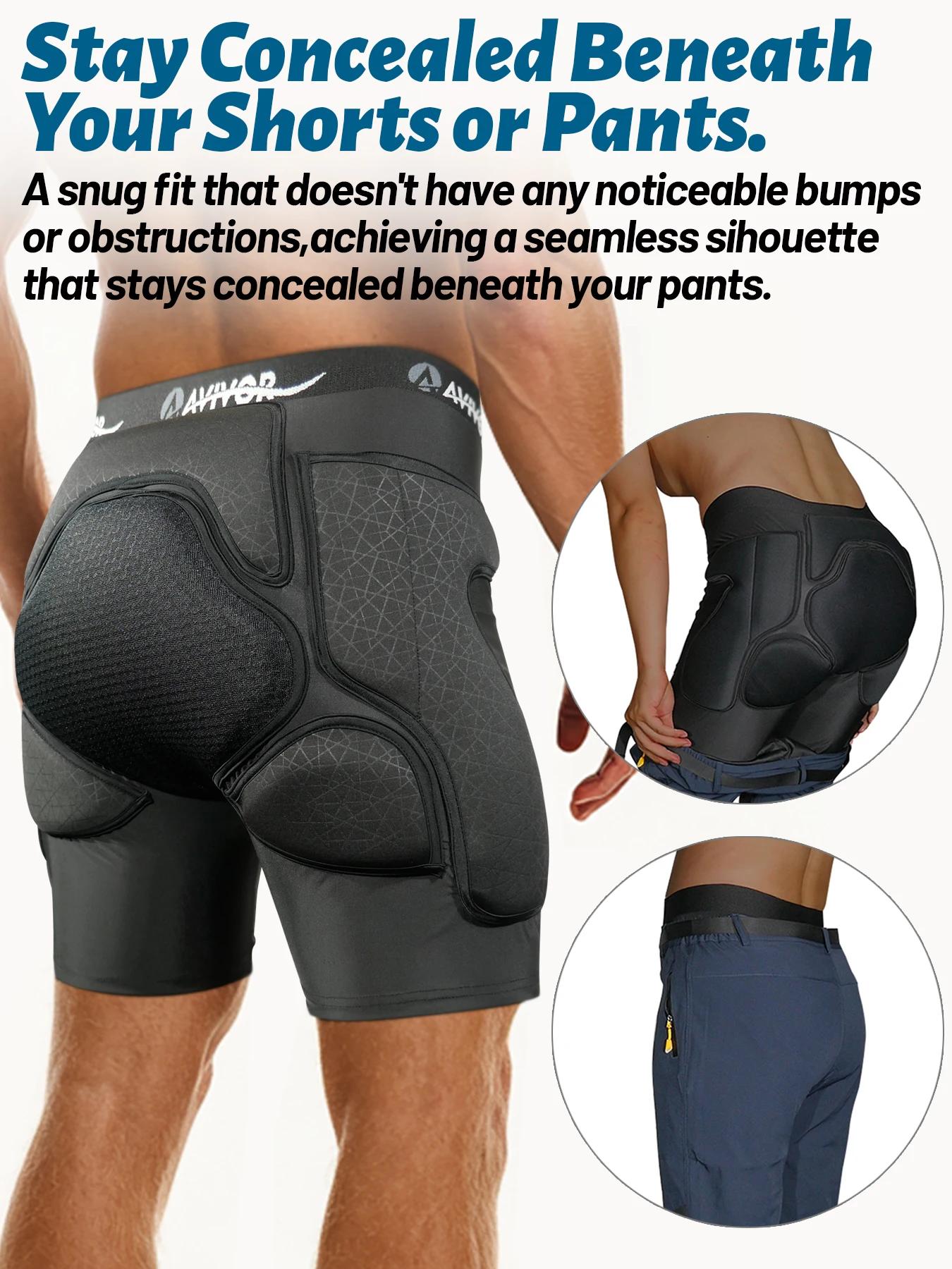 AVIVOR Never-Flatten Short rembourré en mousse |   Couverture complète et respirante |   Protection 