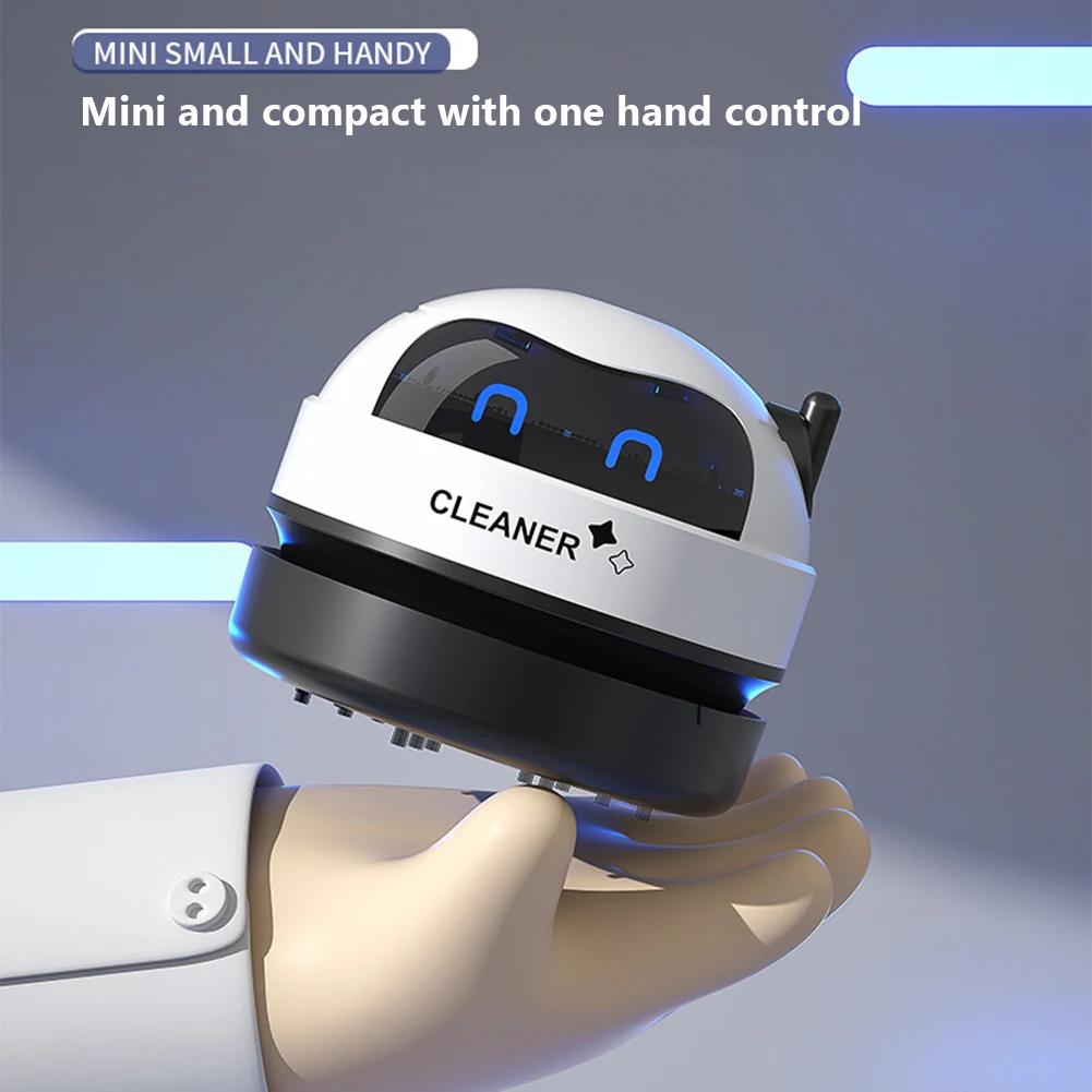 Aspirateur robot intelligent, mini aspirateur de poussière de table de bureau, voiture, poignées, bu