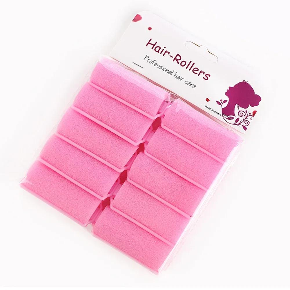 10 pièces éponge douce mousse coussin bigoudis bigoudis dormir bigoudis Kit de coiffure bricolage ma