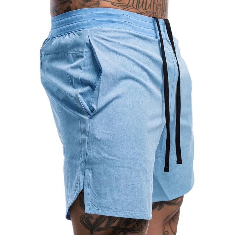 2025 nouveaux hommes Fitness musculation Shorts homme été gymnases entraînement mâle respirant sécha