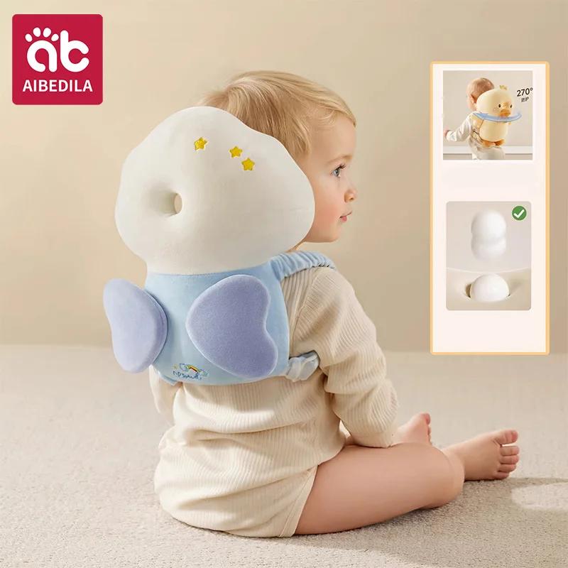 AIBEDILA Coussin de protection anti-chute 3 faces pour bébé, motif animal mignon, pour la tête et le