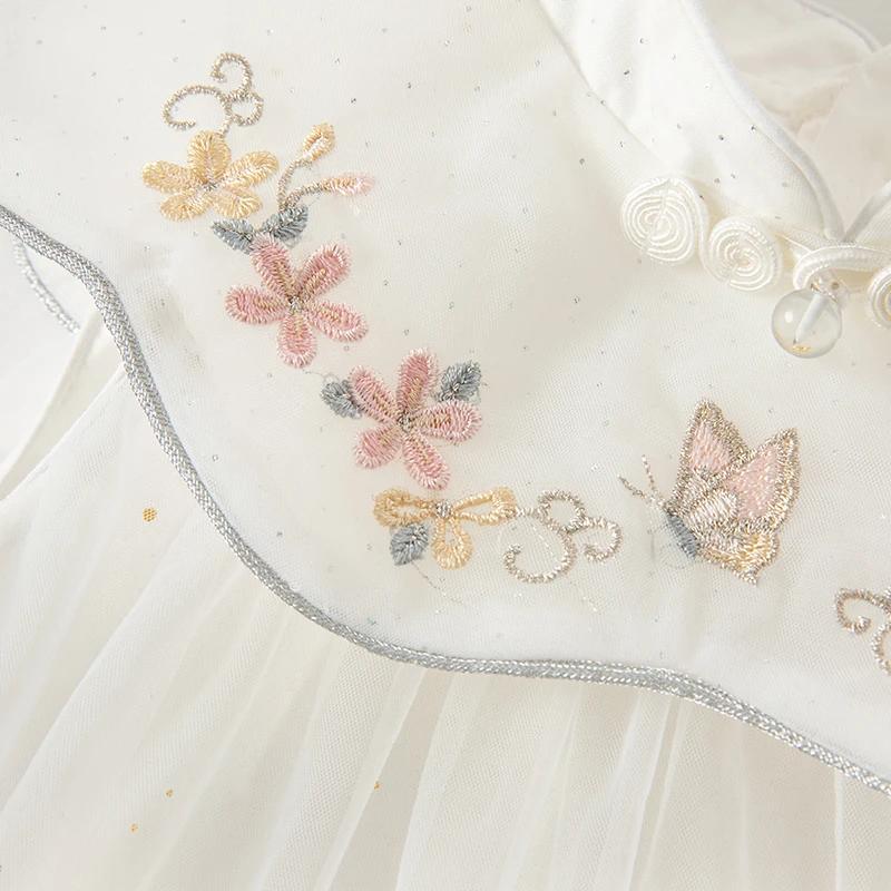Robes de fête d'anniversaire pour filles Dave Bella, robes de princesse en maille élégantes pour l'é
