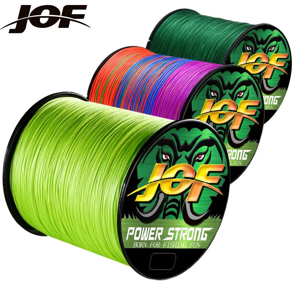 JOF – fil de pêche tressé PE à 4 brins, ligne de pêche robuste, Multifilament, outil Durable, 300/10