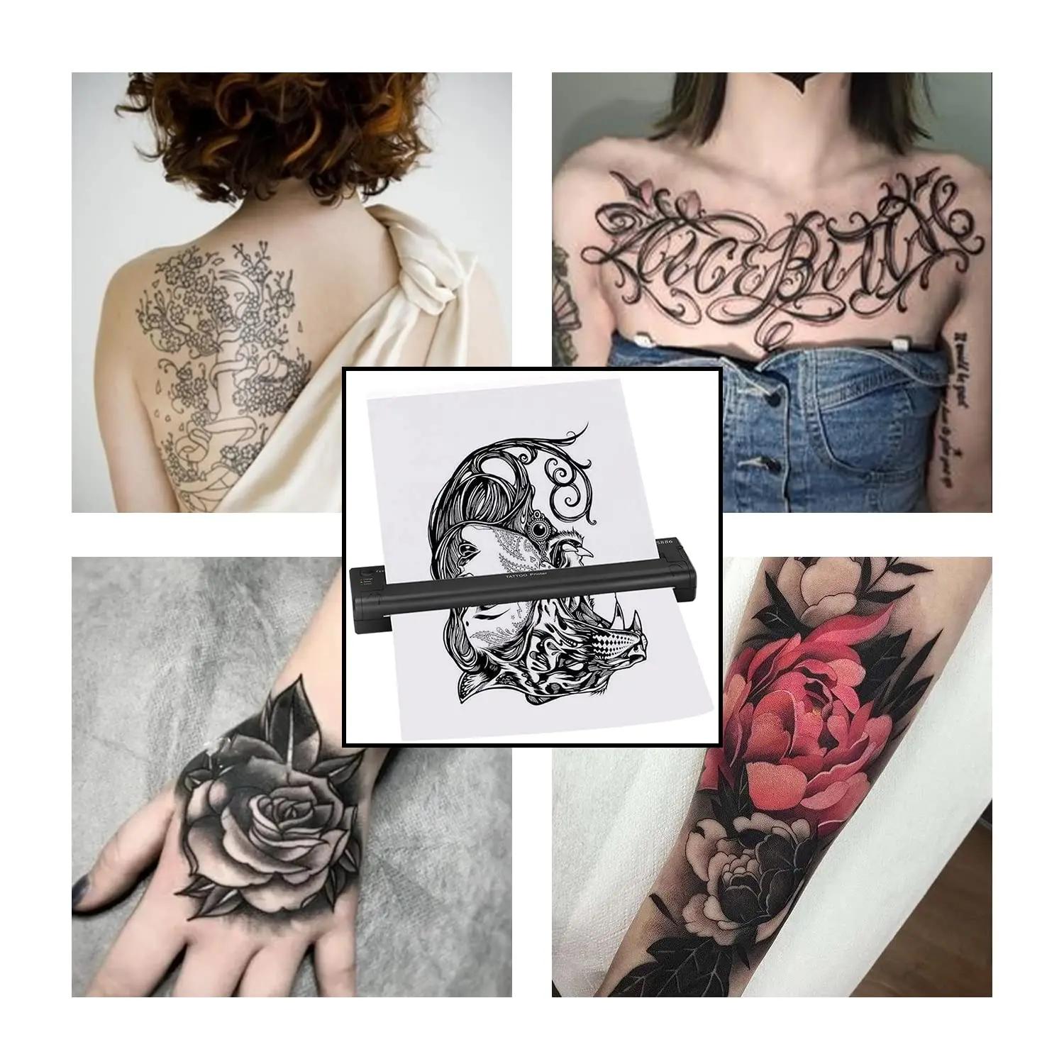 Imprimante de Transfert de Cailloux de Tatouage Portable ATS886, Appareil Thermique pour Dessiner de