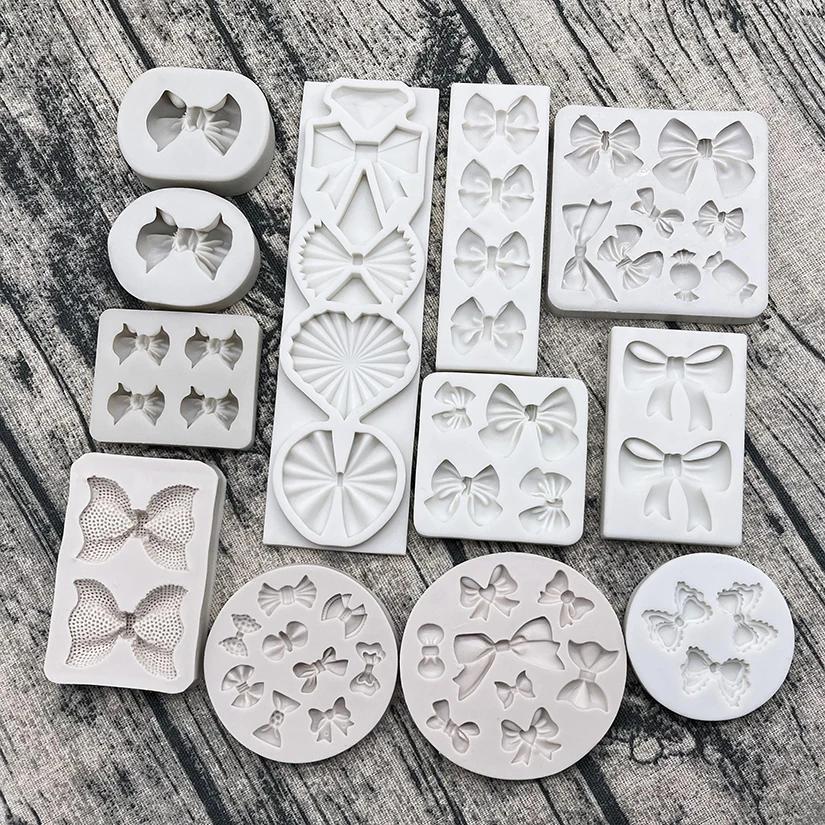 Moule de cuisson de gâteaux en Silicone avec nœud papillon, Sugarcraft, Cupcake au chocolat, outils 