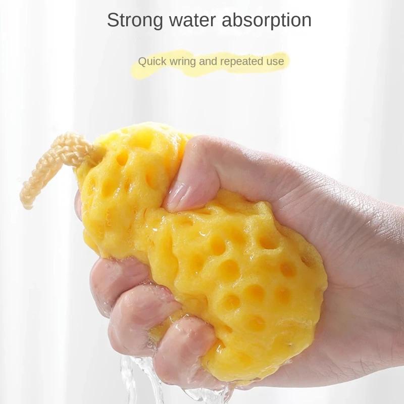 Boule éponge de douche en maille douce, brosse de nettoyage en Nylon pour bébé, mousse de douche, ne
