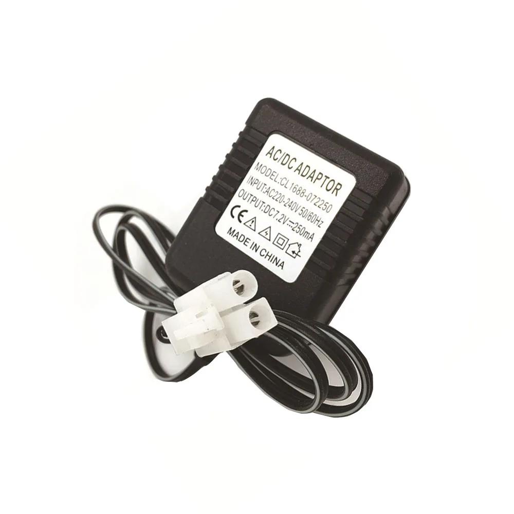 Chargeur d'alimentation 7.2V 9.6V 2 broches pour jouet RC, pour batterie NiCd NiMH 220-240V, prise u