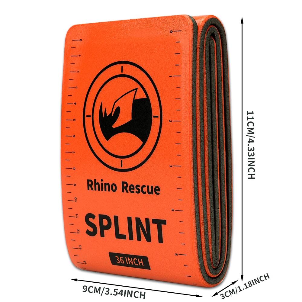 Attelle d'urgence bal 37Rescue pour le camping, premiers soins médicaux moulables, survie, léger, ré