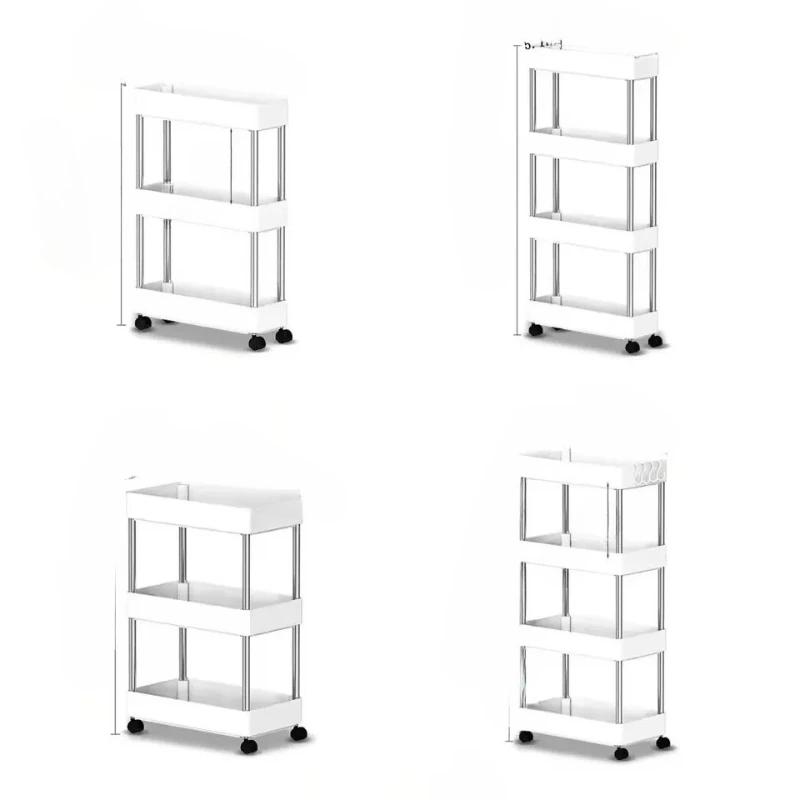 Support de rangement à coutures, armoire étroite de cuisine, support de séparation au sol du salon, 