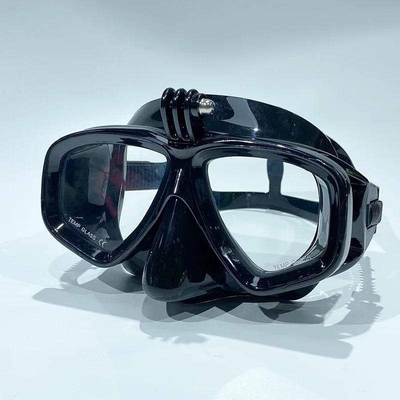 Masque de plongée sous-marine professionnel, lunettes de plongée sous-marine adaptées aux petites ap
