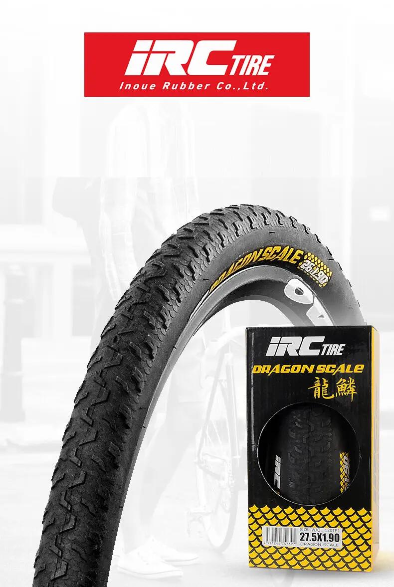 IRC – pneu pliable de vélo à échelle Dragon, 26/27.5/29*1.9/1.95 pour vtt, Tube extérieur de compéti