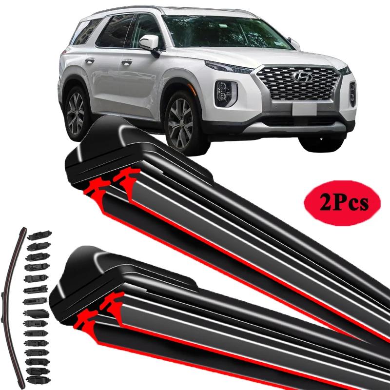 Lame d'essuie-glace avant pour Hyundai Palisade LX2, 2 pièces, accessoires de pare-brise, de vitres,