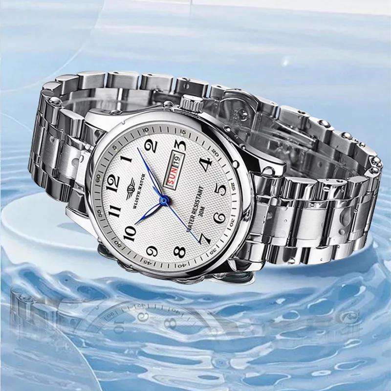 Montre ultra-mince Vintage, montre à quartz étanche à veilleuse atmosphérique pour hommes, donner un
