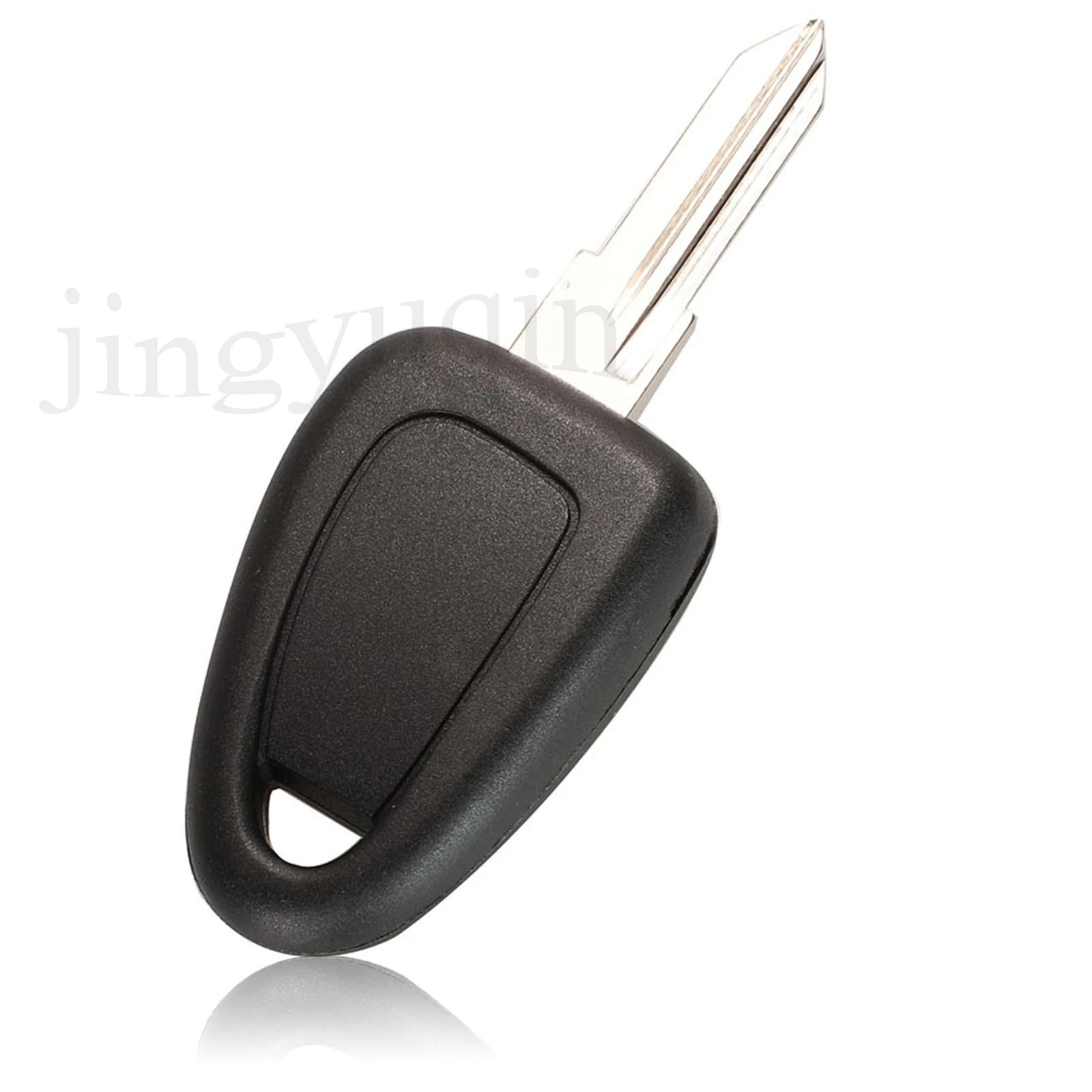 Jingyuqin – coque de clé télécommande, pour Fiat Iveco, avec lame vierge GT15R non coupée, bouton la