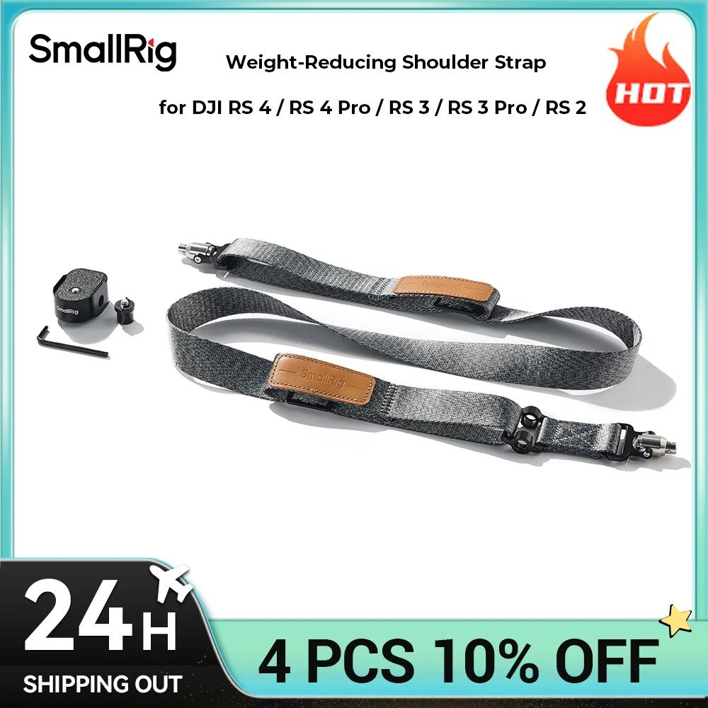 SmallRig – sangle d'épaule réduisant le poids, pour DJI RS 3 / RS 3 Pro / RS 4 /RS 4 Pro, fixation e