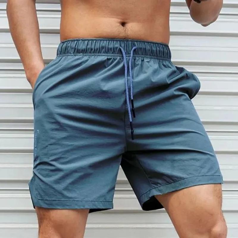 2025 nouveaux hommes d'été Shorts léger mince pantalons courts en cours d'exécution Shorts de fitnes
