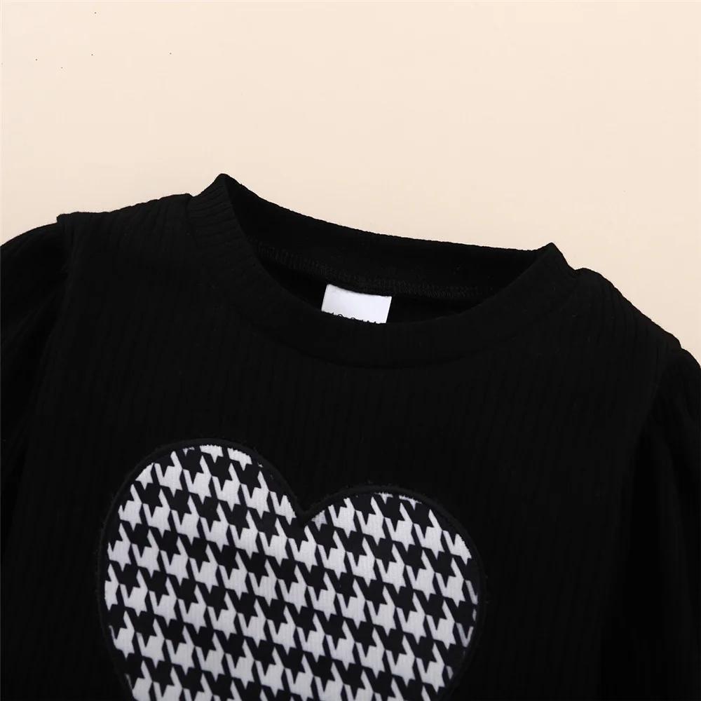 Ensemble de vêtements pour petites filles de 1 à 6 ans, ensemble de Style coréen pour enfants, haut 