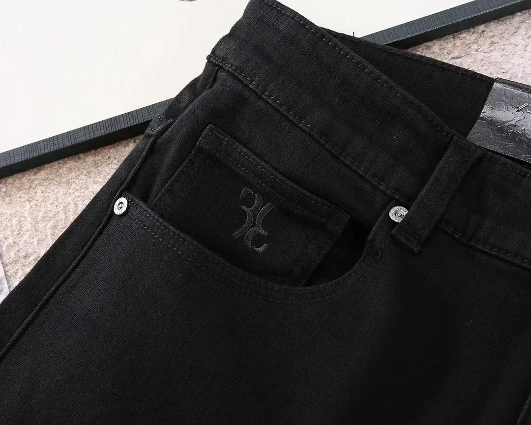 BLLIYOSS BILLIONAIRE jean épais coton hommes 2025 printemps été nouveau décontracté broderie qualité