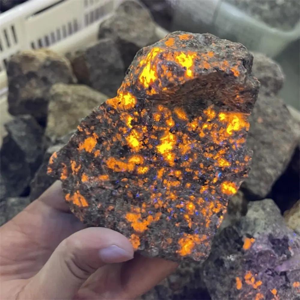 500g Pierres de Yooperlite Américaines Naturelles, Pierres Fluorescentes, Énergie Reiki, Spécimens, 