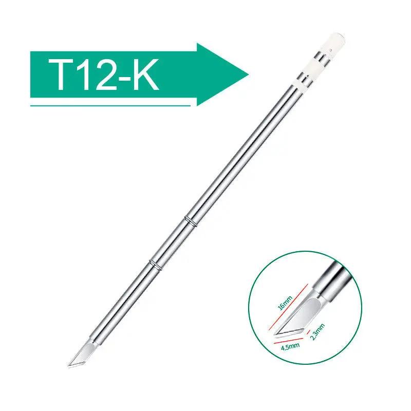T12 pointes de fer à souder électrique en cuivre T12-K B2 BC1 ILS BCF2 D16 KF pour Hakko fx951 brico
