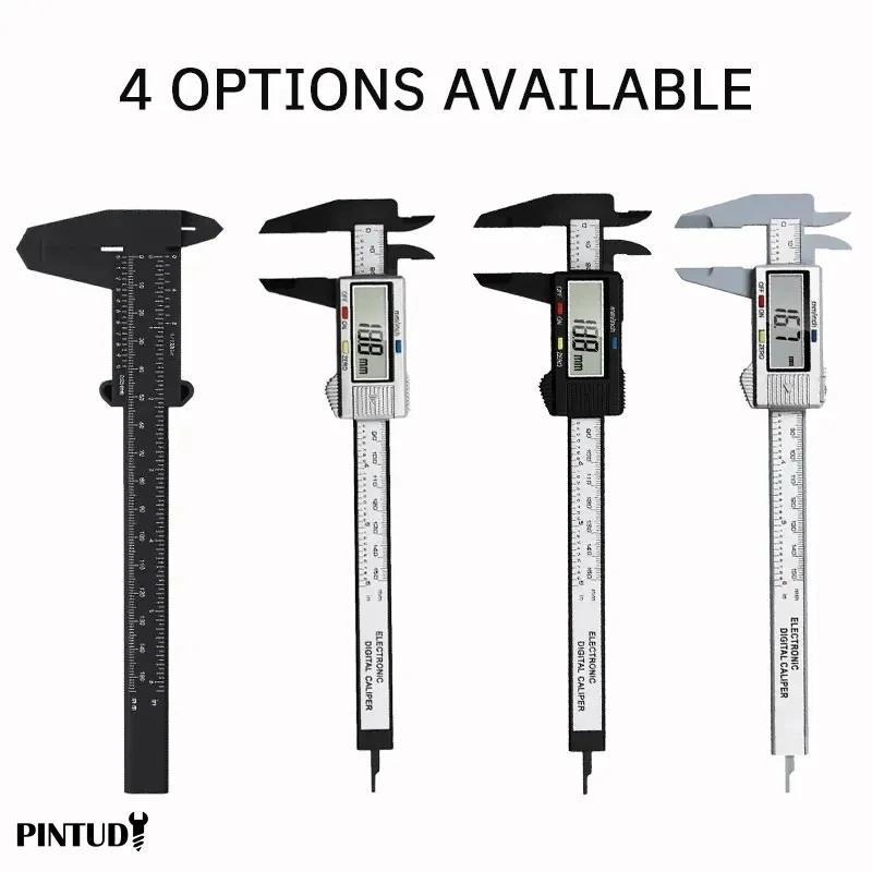 1PC plastique vernier étrier affichage numérique étrier Mini texte jouer étrier étudiant vernier règ