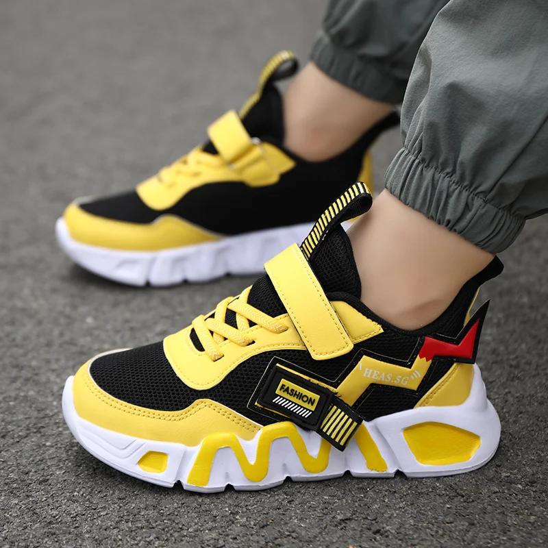 Chaussures de basket-ball de dessin animé pour enfants, semelle souple, sports de plein air, chaussu