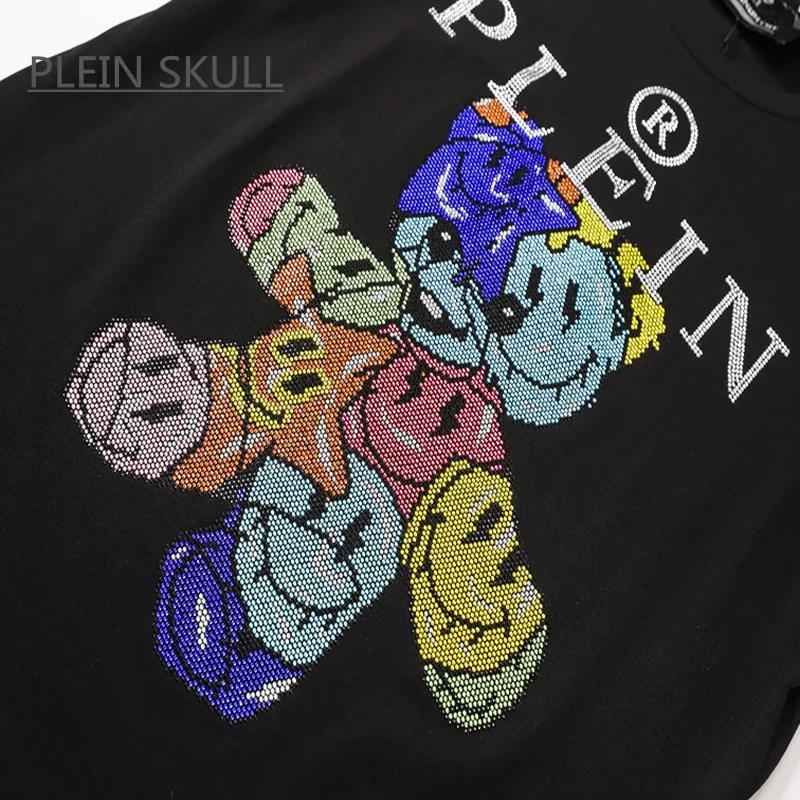 Steel In Skull-T-shirt à manches courtes en coton pour hommes, haut décontracté unisexe, col rond, r