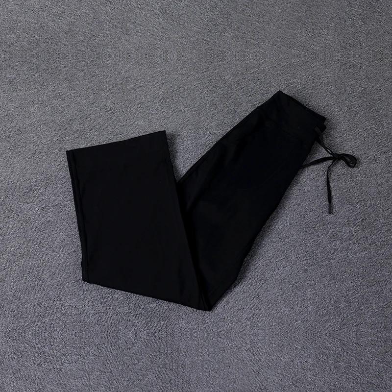 Pantalon de Yoga ample taille haute pour femmes, haute qualité, jambes droites, respectueux de la pe