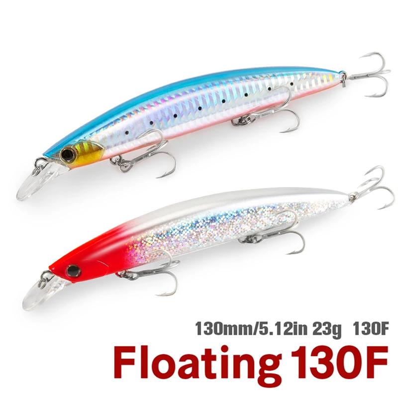 130F – appât dur flottant pour la pêche en mer, leurre pour attraper des poissons tels que les bars,