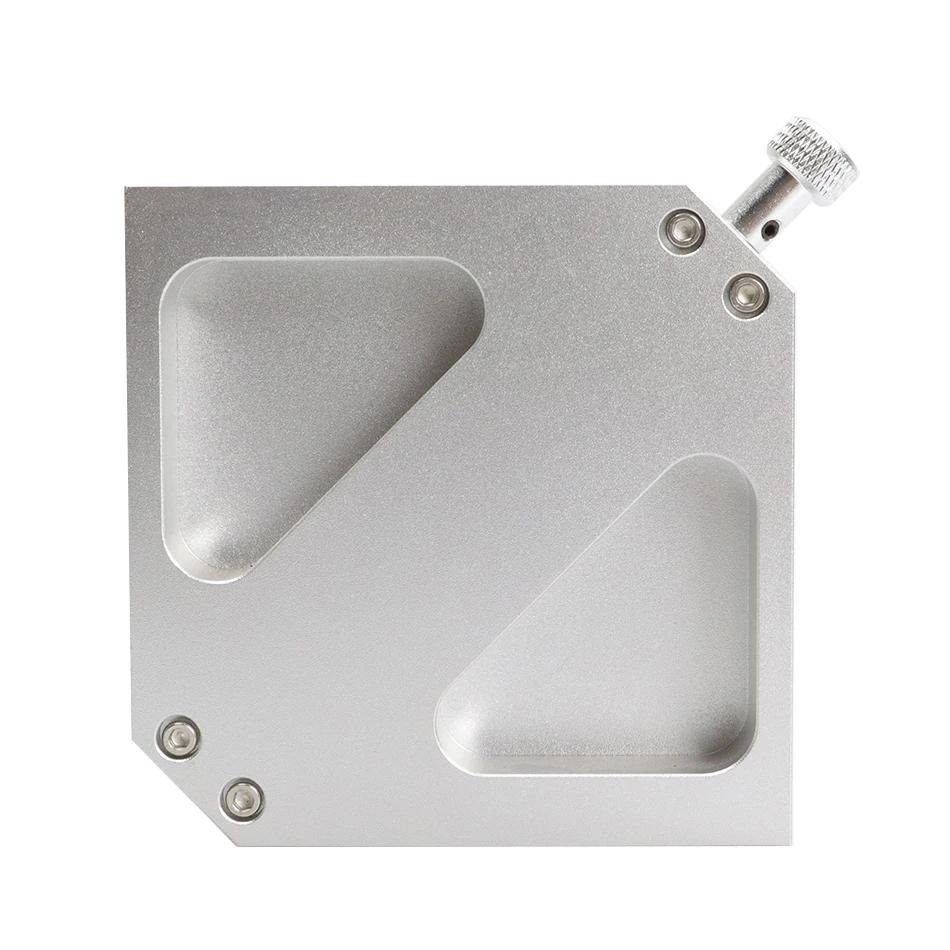 Table de plantation de boules argentées de 90mm, support de modèle en maille d'acier BGA, fixation F