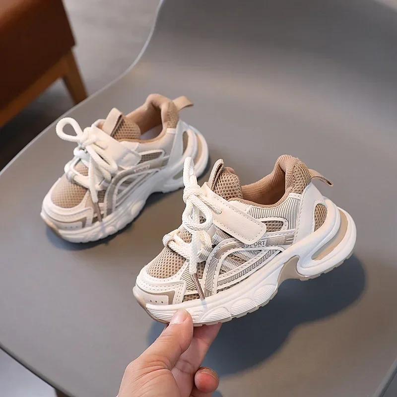 Nouveaux enfants baskets pour filles école casual chaussures de sport pour garçon printemps automne 