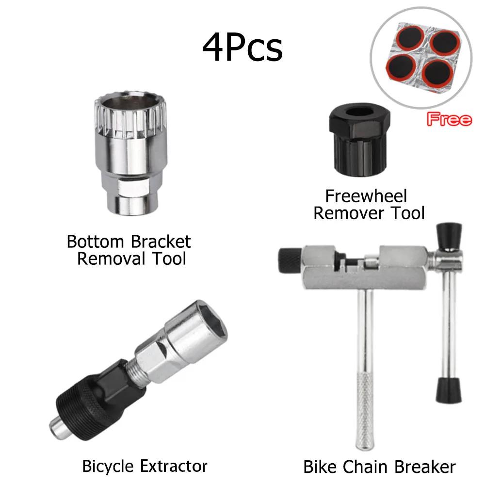 Kits d'outils de réparation de vélo, disjoncteur de chaîne, dissolvant de volant d'inertie, extracte