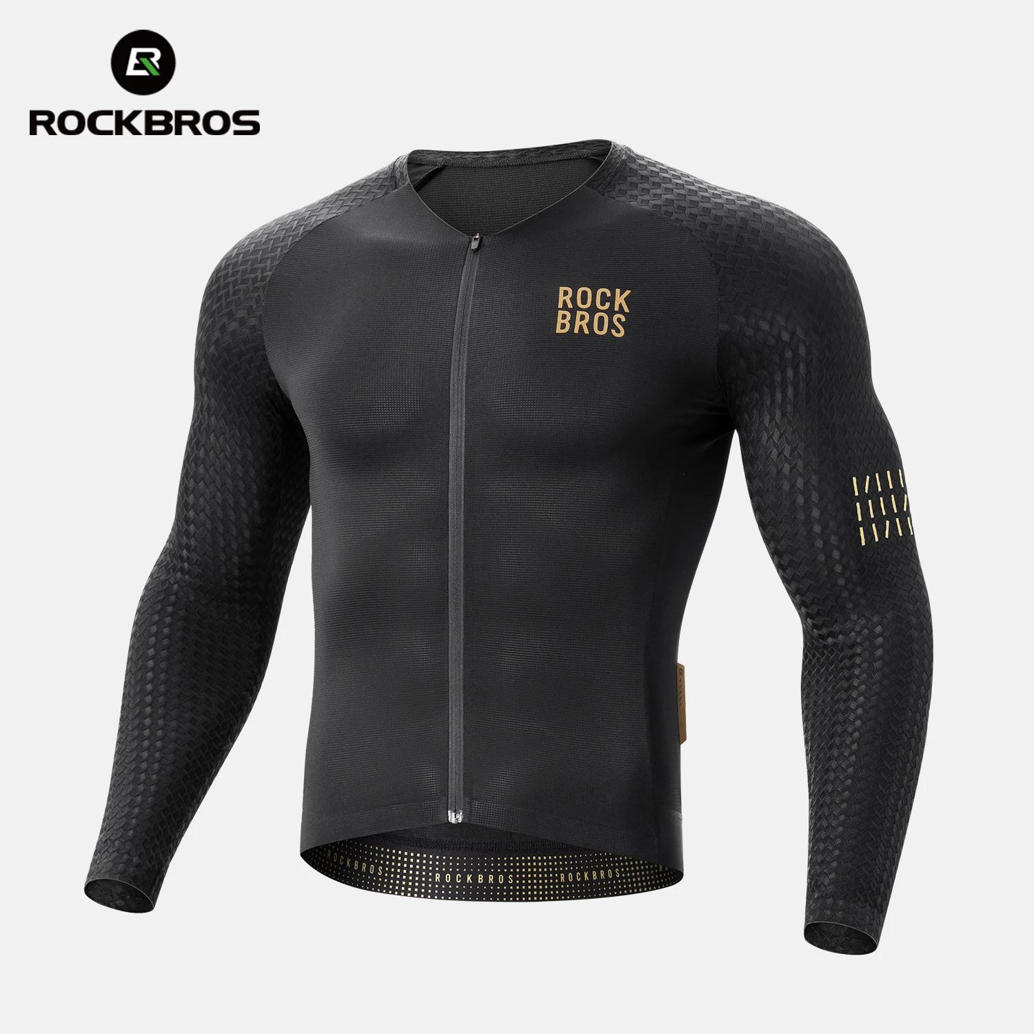 ROCKBROS – Maillot de cyclisme en polaire thermique, ensemble de cyclisme, veste et pantalon à brete