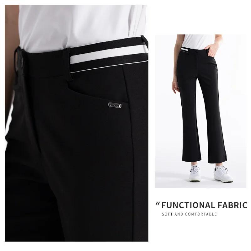 Pantalons golf femme élastiques été printemps - KUZ176 élégants à séchage rapide décontractés