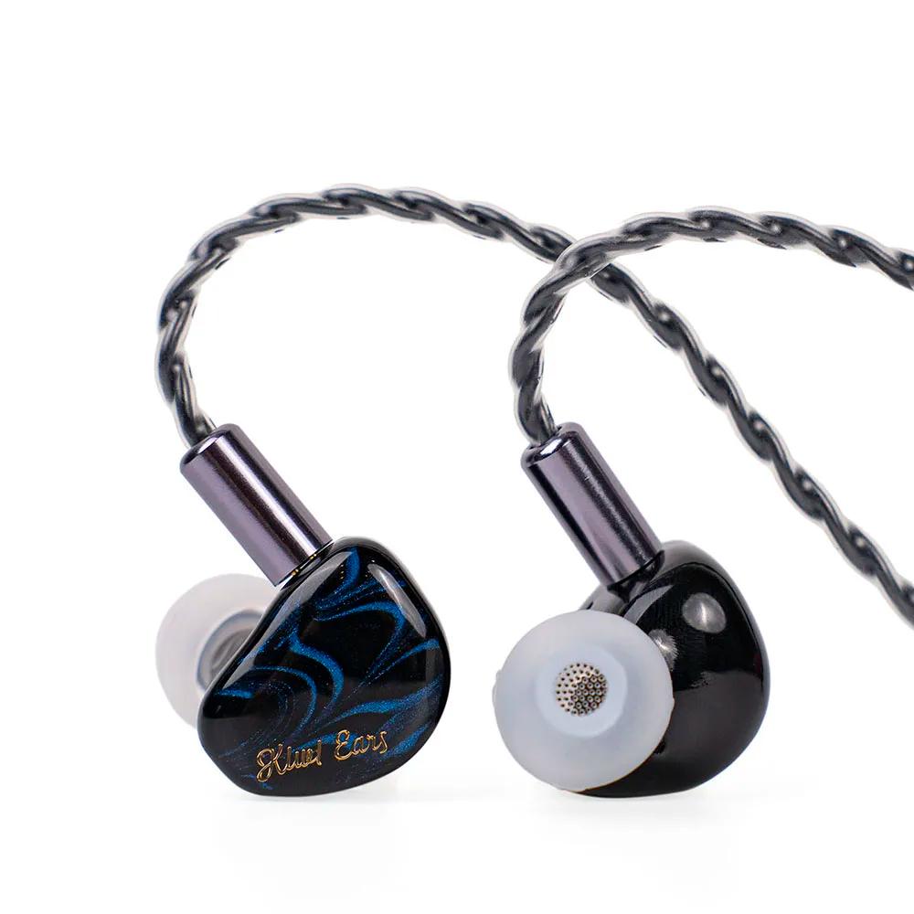 Linsoul Kiwi Ears Cadenza 10 mm Beryllium Dynamic Driver IEM Câble en cuivre tressé à 4 cœurs avec u