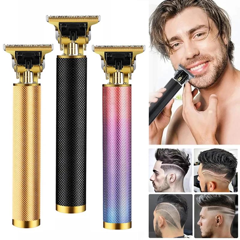 T9 Vintage barbe rasoir électrique Machine de coupe de cheveux voyage sans fil rasoir tondeuse USB c